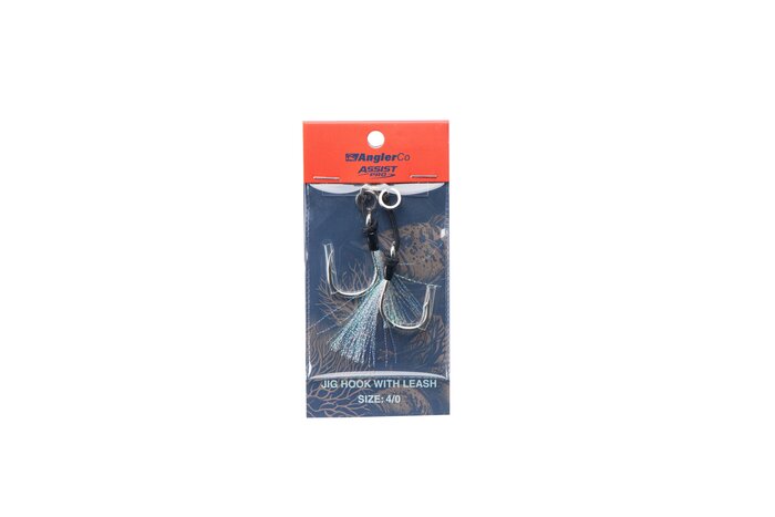 AnglerCo Assist Pro Jig Hook with Leash