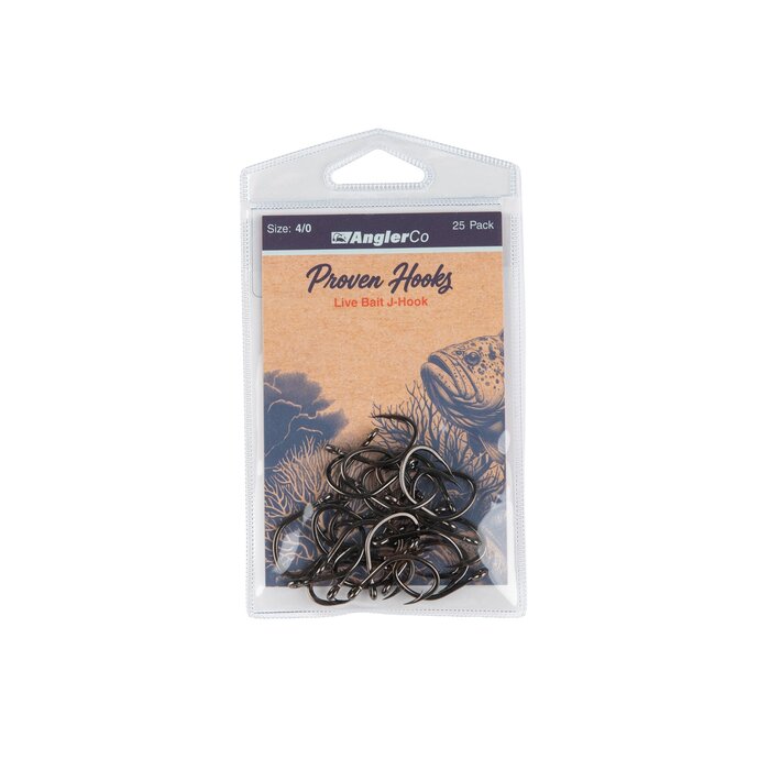 AnglerCo Proven J-Hook - Live Bait