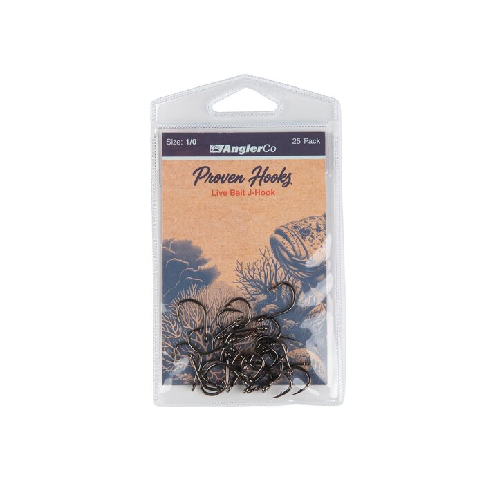AnglerCo Proven J-Hook - Live Bait