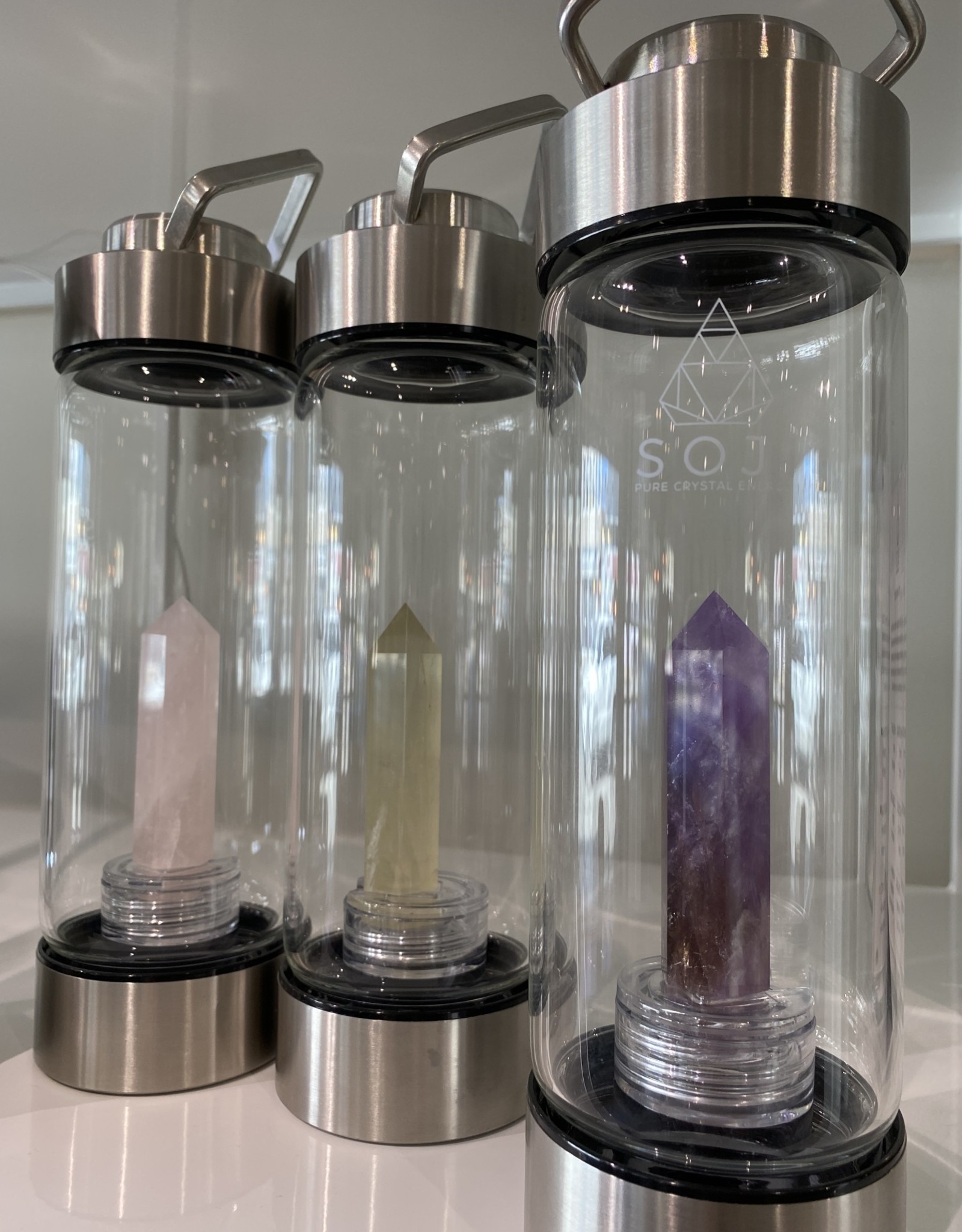 Crystal Infused Water Bottle The Rock Box