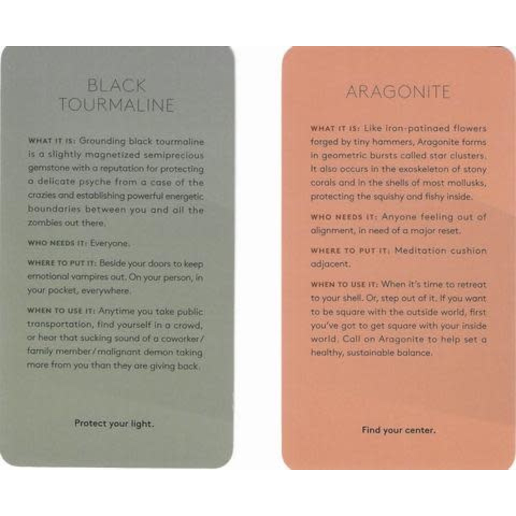 Crystals Stone Deck The Rock Box