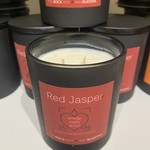 Rock Box Red Jasper Candle