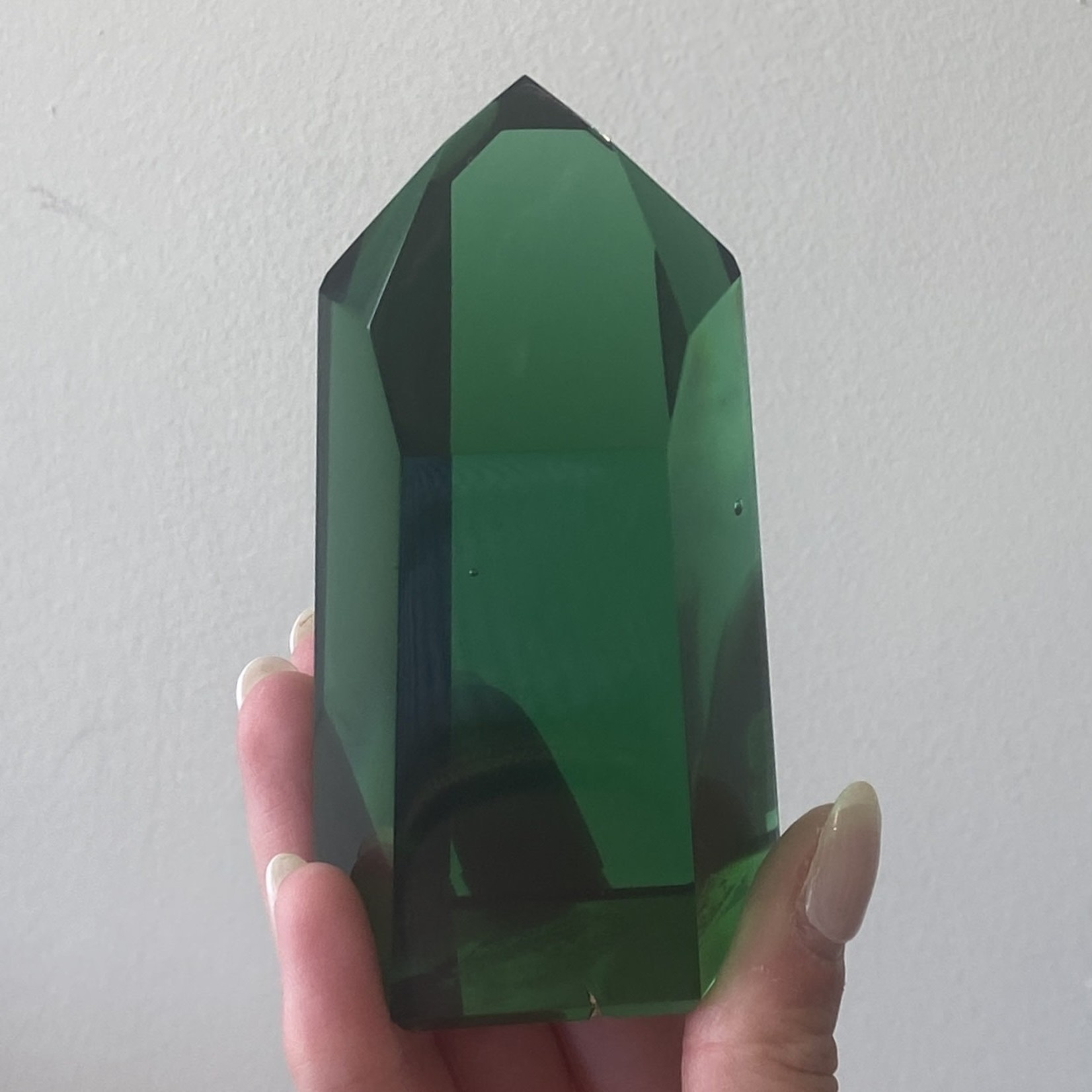 Green Glass Obsidian Tower