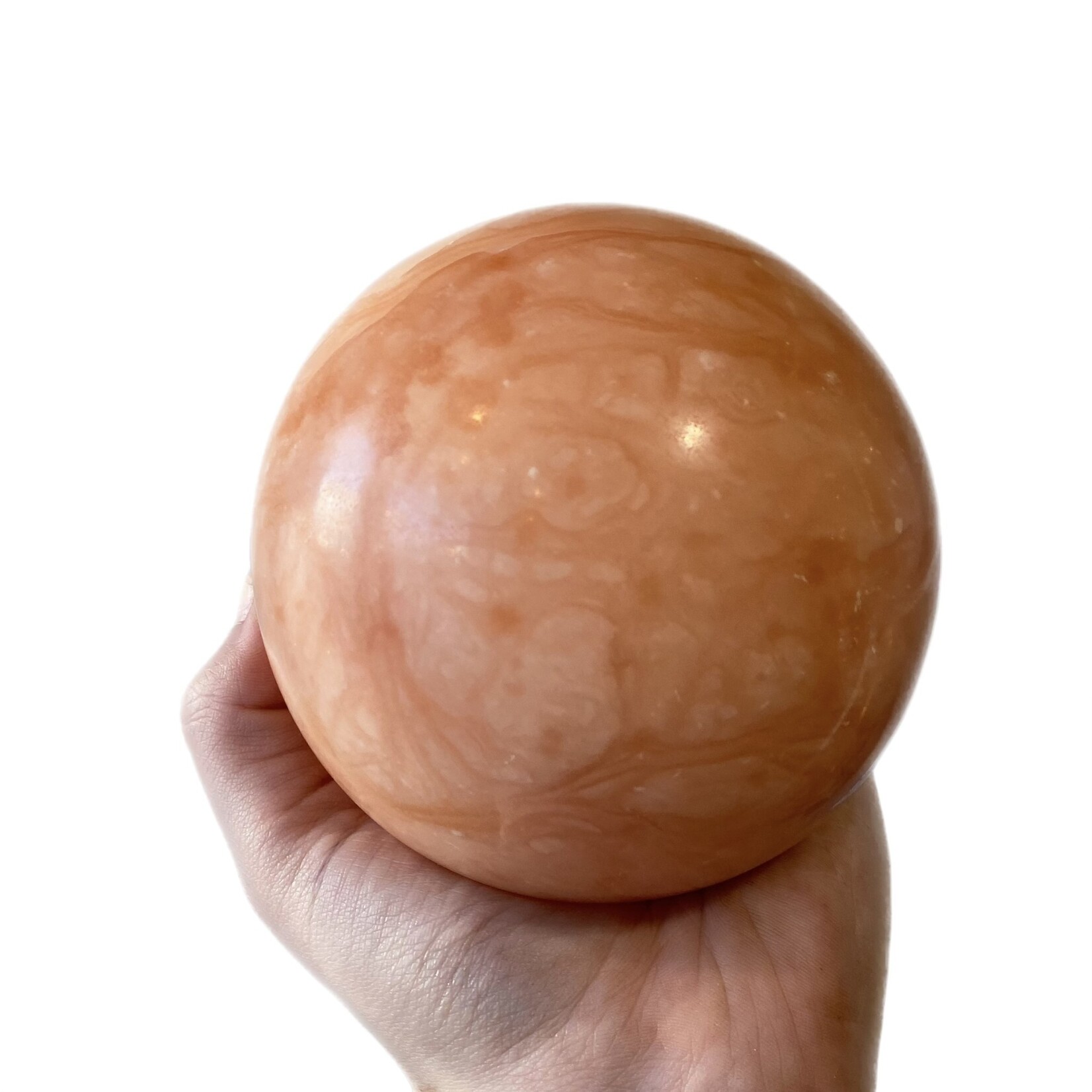 Creamsicle Calcite Sphere