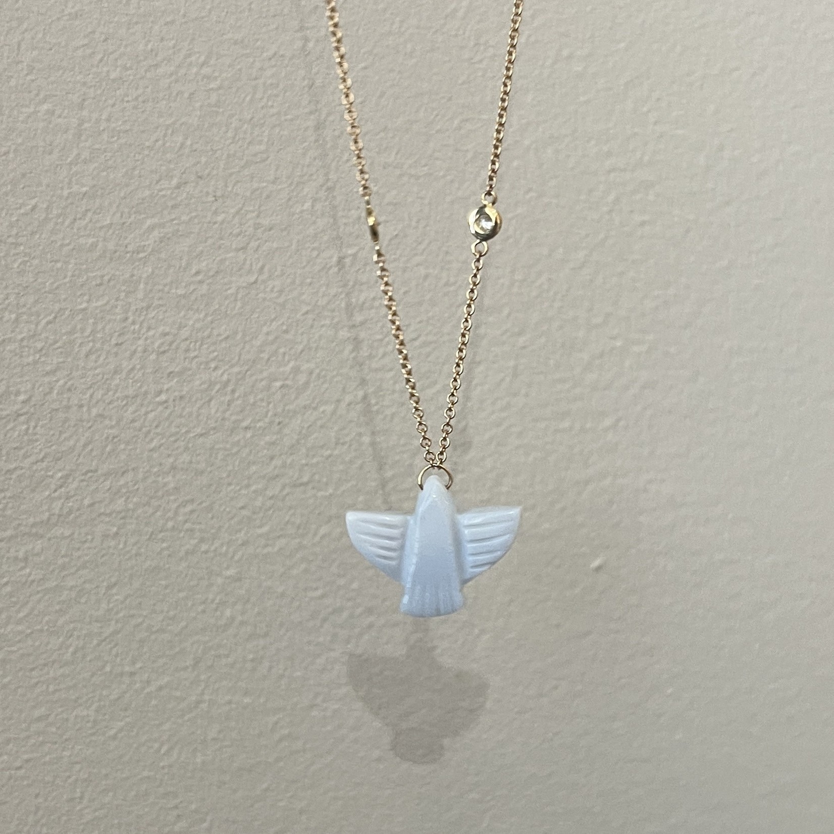 Baby Blue Butterfly Necklace – MM