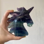 Fluorite Carved Unicorn