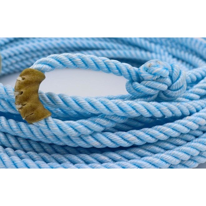 50 Ft Poly-Nylon (Soga) 10mm Plomo Light Blue Lasso Rope