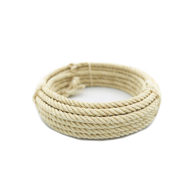 26 ft Natural Ixtle Kid Rope Soga de Ixtle Natural Para Niño