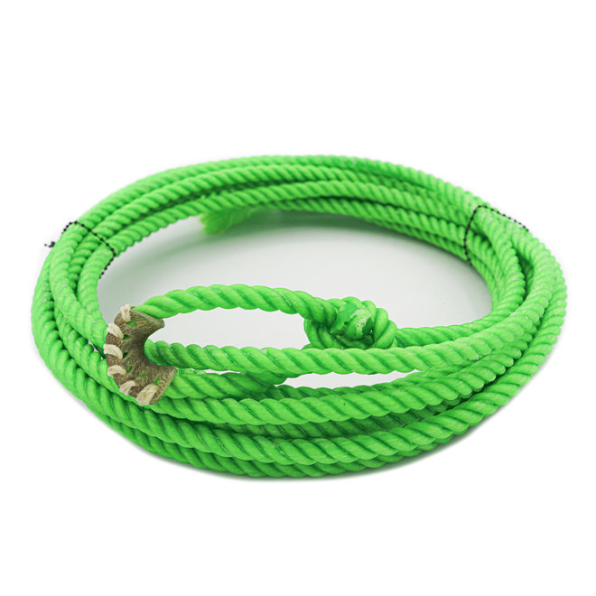 Lime Green 20 Ft Soft Kid Lasso Lariat With Burner