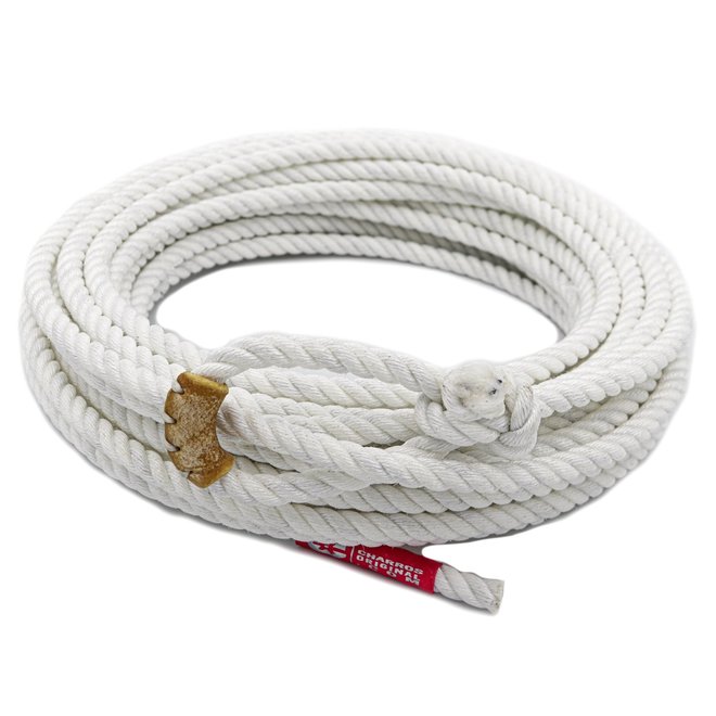 60ft White Lead Rope Poly Nylon 10.5mm  Charreria Plomo