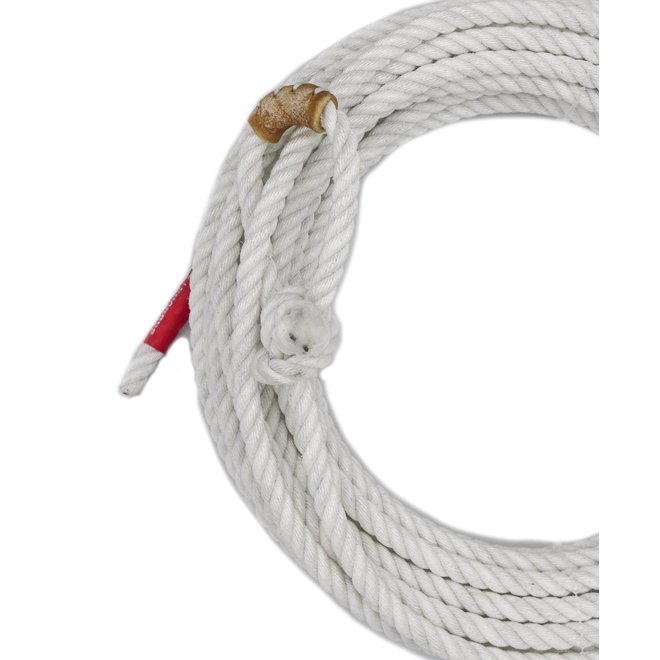 60 ft Poly Nylon 10.5mm White Lead Rope Charreria Plomo