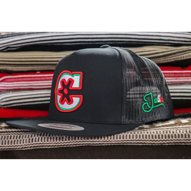 "C" Black "JALISCO"  Trucker Hat