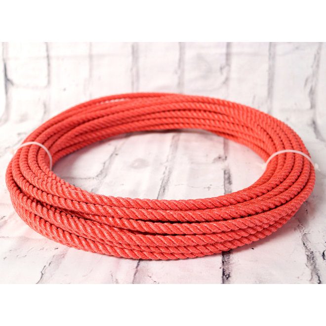 90 Ft Red Soga de Plomo  11mm Lead Core Lasso Rope