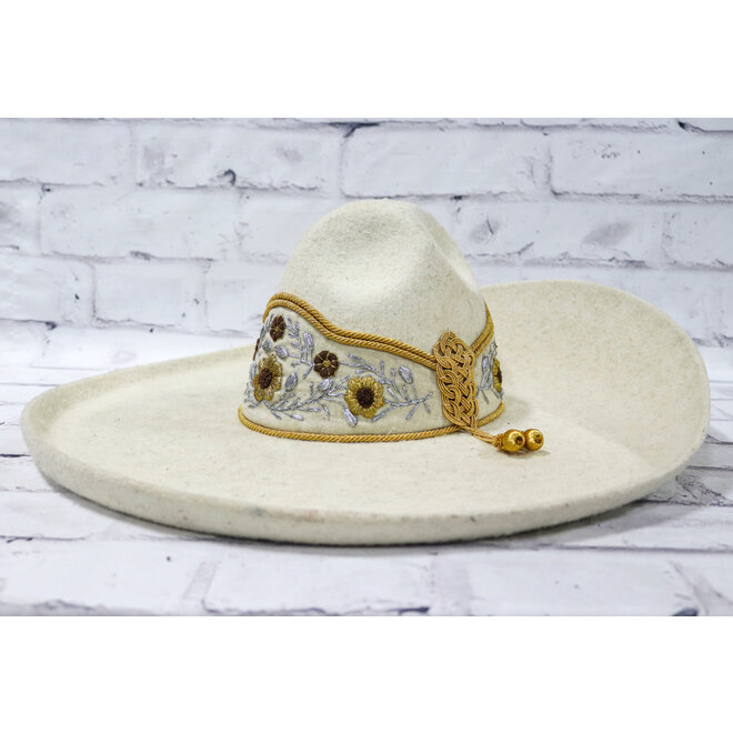Sombrero Charro Hueso Claro (MEX 60) Charro Hat