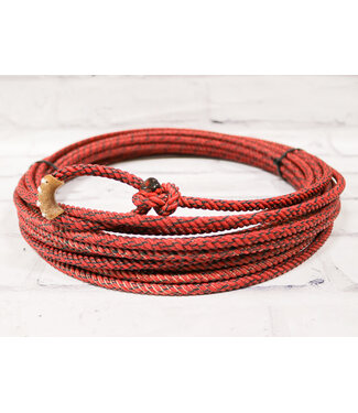 50 FT Red Black Nylon 11/32 Rope Rodeo Lariat