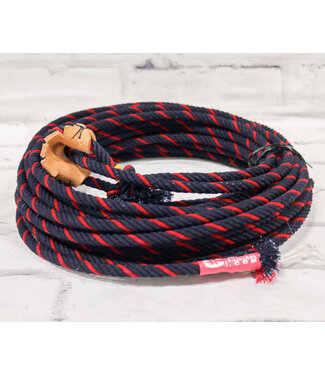 40Ft Red Rojo 10.5mm Poly-Nylon (Lead Core) Lasso Rope Soga - M