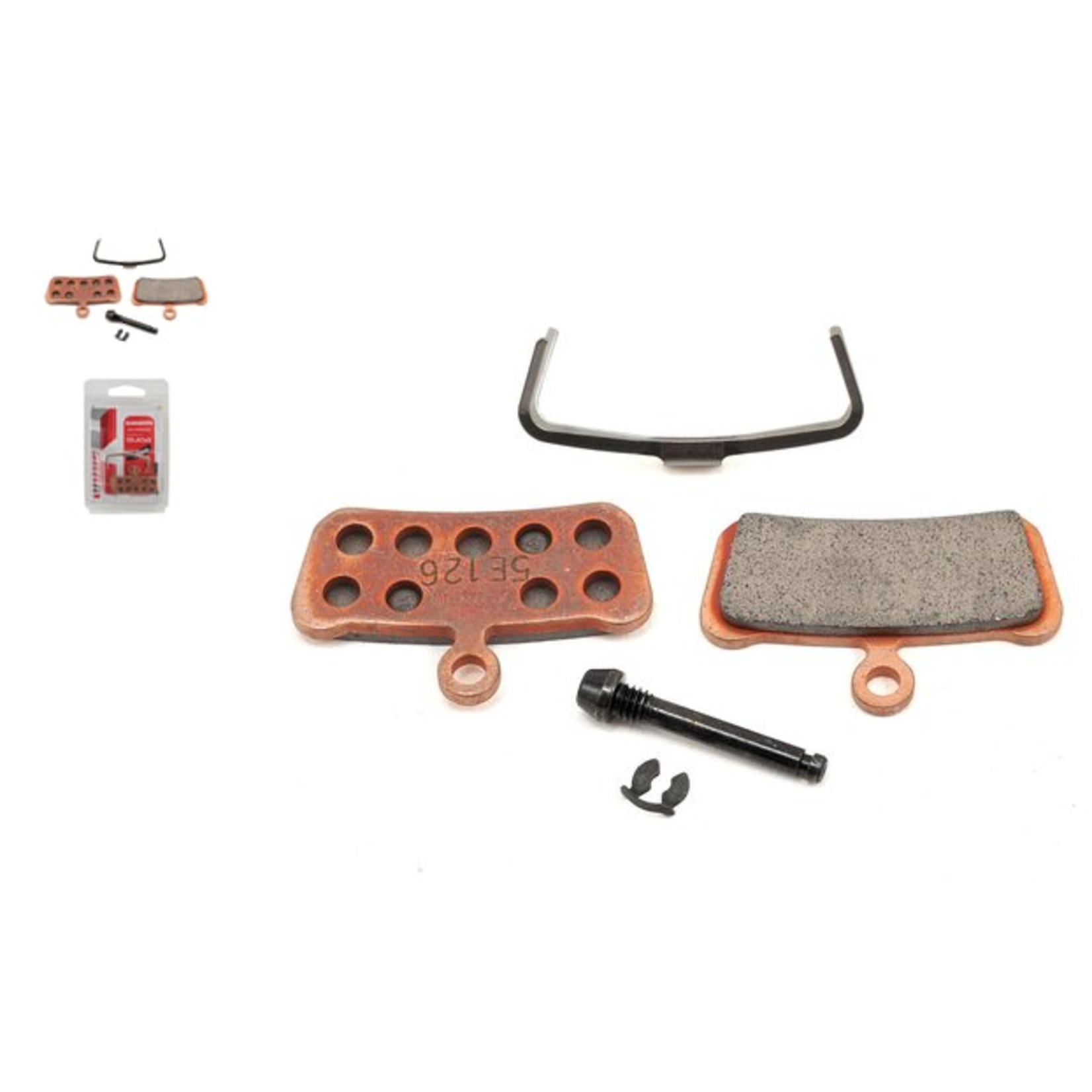 SRAM SRAM DISC BRAKE-PADS METAL-STEEL TRAIL/GUIDE