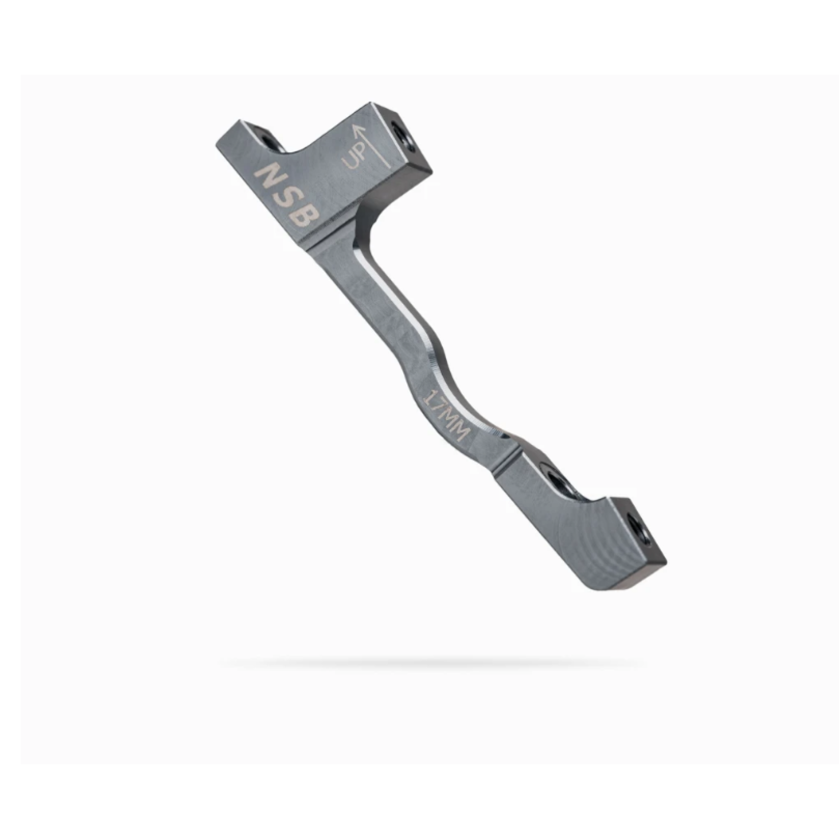 NSB NSB Disk Brake Adapter 200 Post Mount Pewter