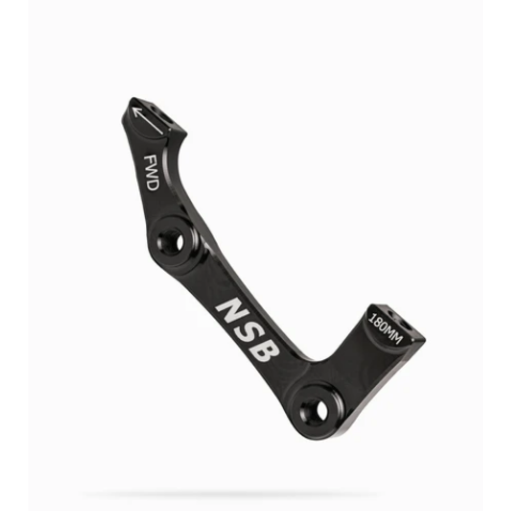 NSB NSB Disk Brake Adapter 200 IS Rear Black