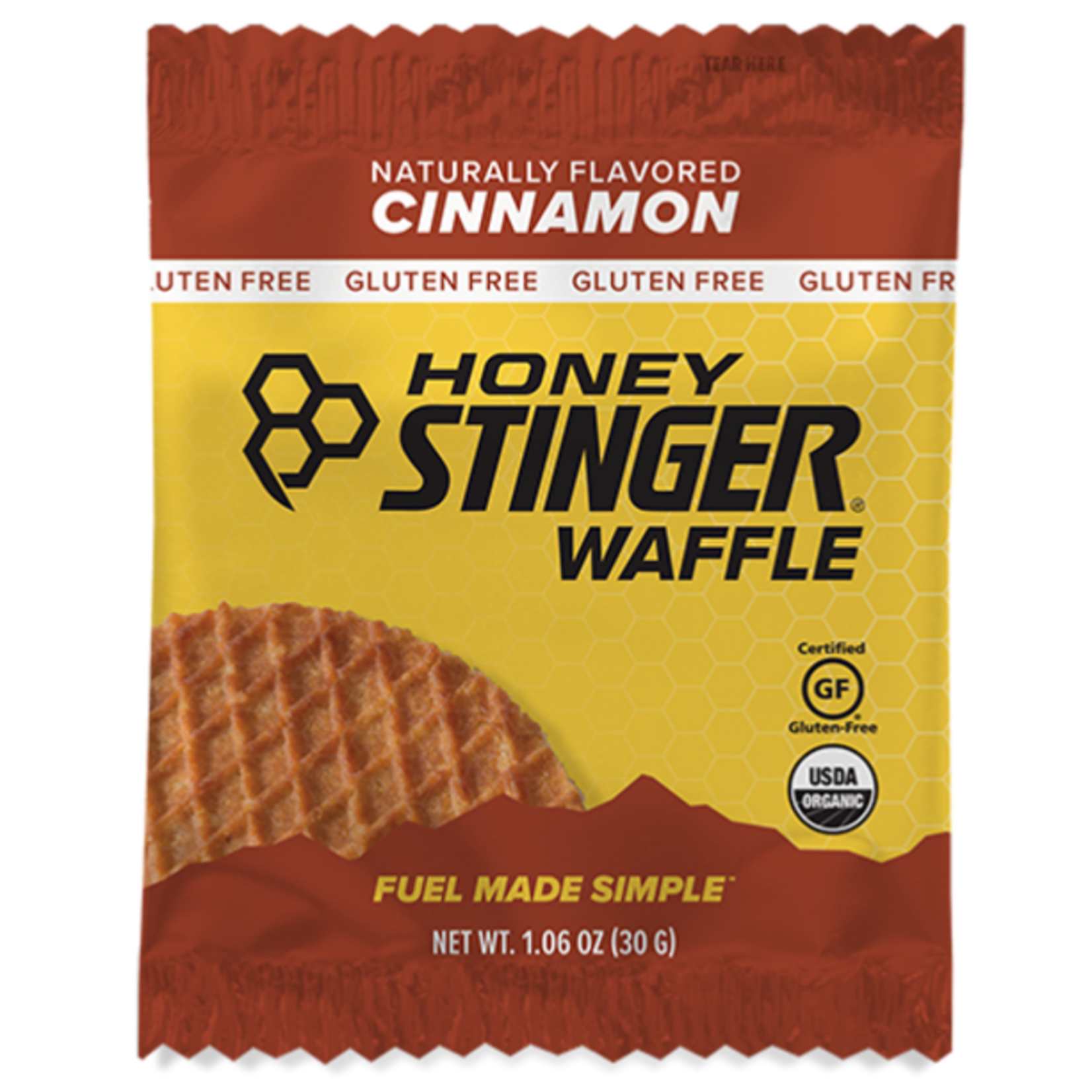Honey Stinger Honey Stinger Gluten Free Waffles, Cinnamon, Single