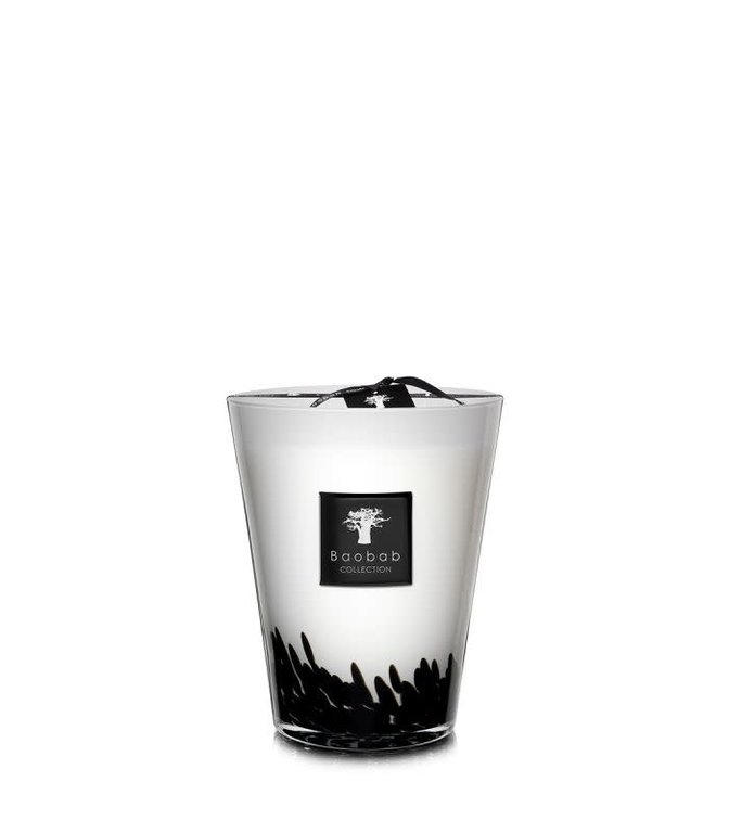 BAOBAB COLLECTION, INC FEATHERS BLACK CANDLE