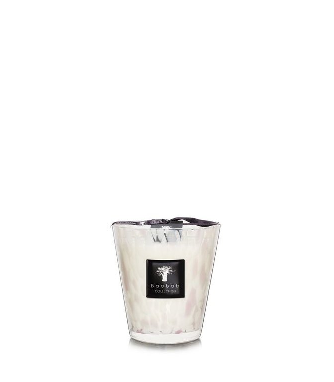BAOBAB COLLECTION, INC WHITE PEARLS CANDLE