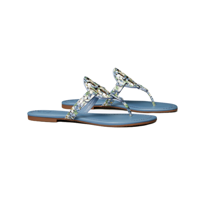 CK & CO  PRINTED PATENT LEATHER MILLER SANDAL - CK & CO