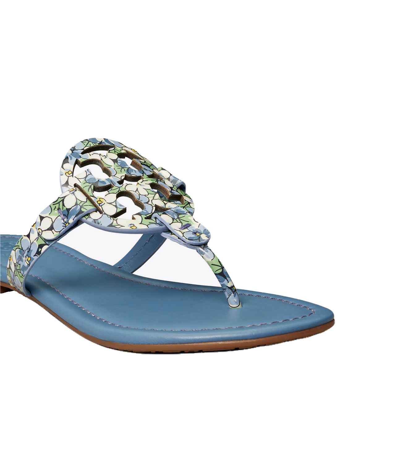 CK & CO | PRINTED PATENT LEATHER MILLER SANDAL - CK & CO