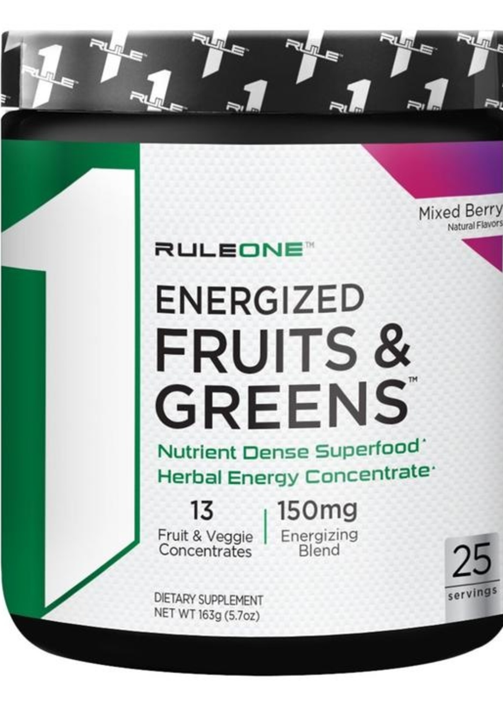 Rule 1 Rule 1 Energized Fruits & Greens Mixed Berry
