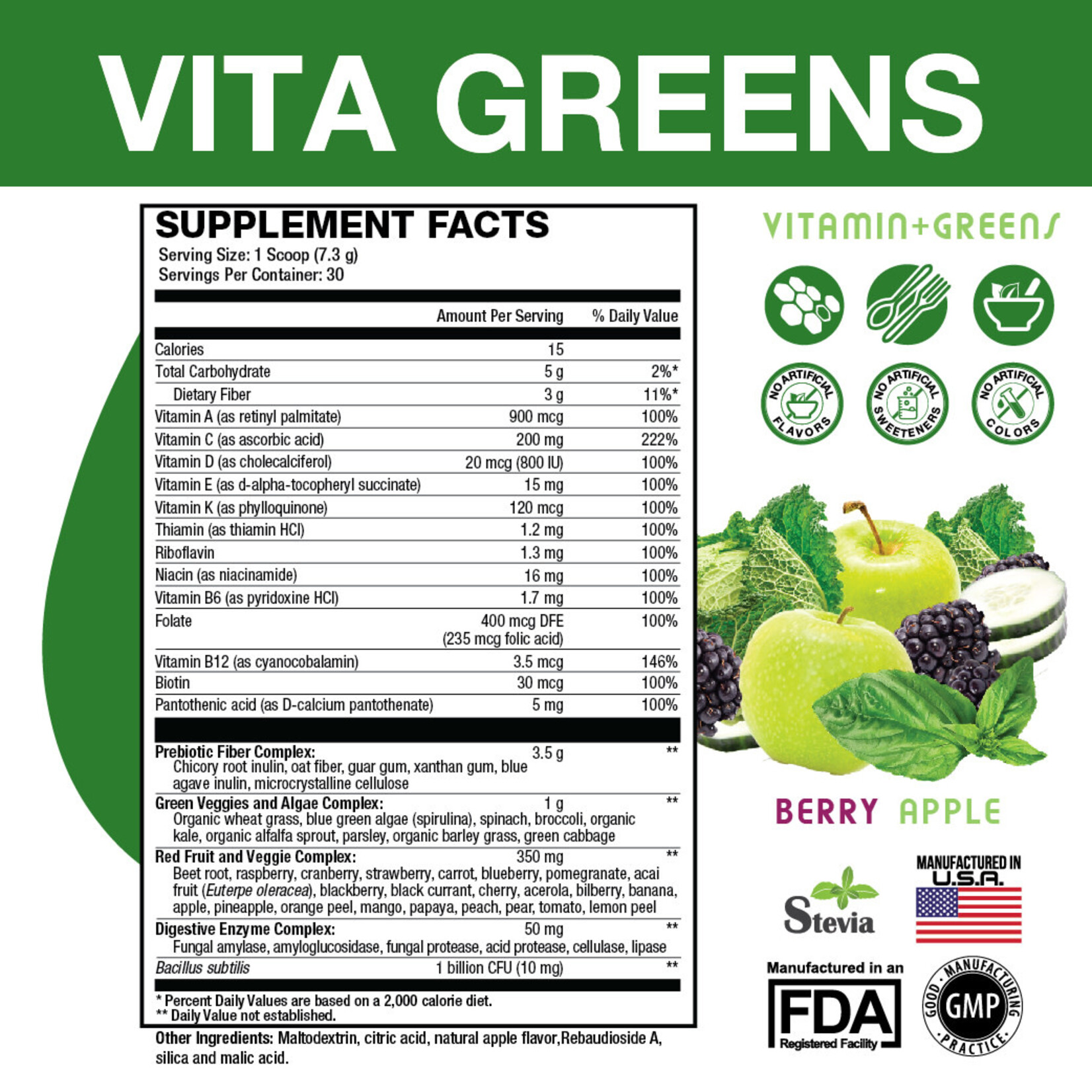 Sweat Ethic Sweat Ethic Vita Greens