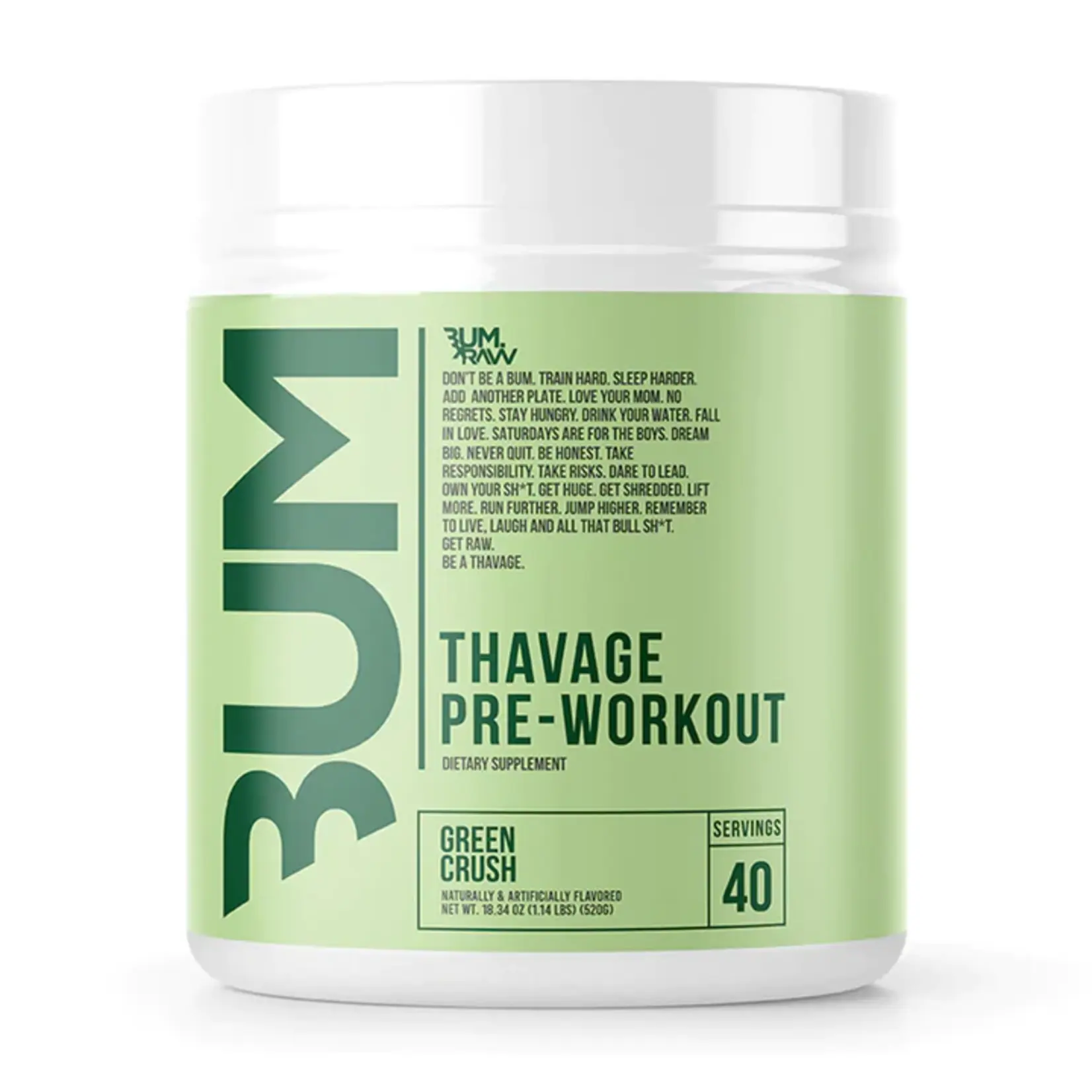 RAW CBum Thavage Pre