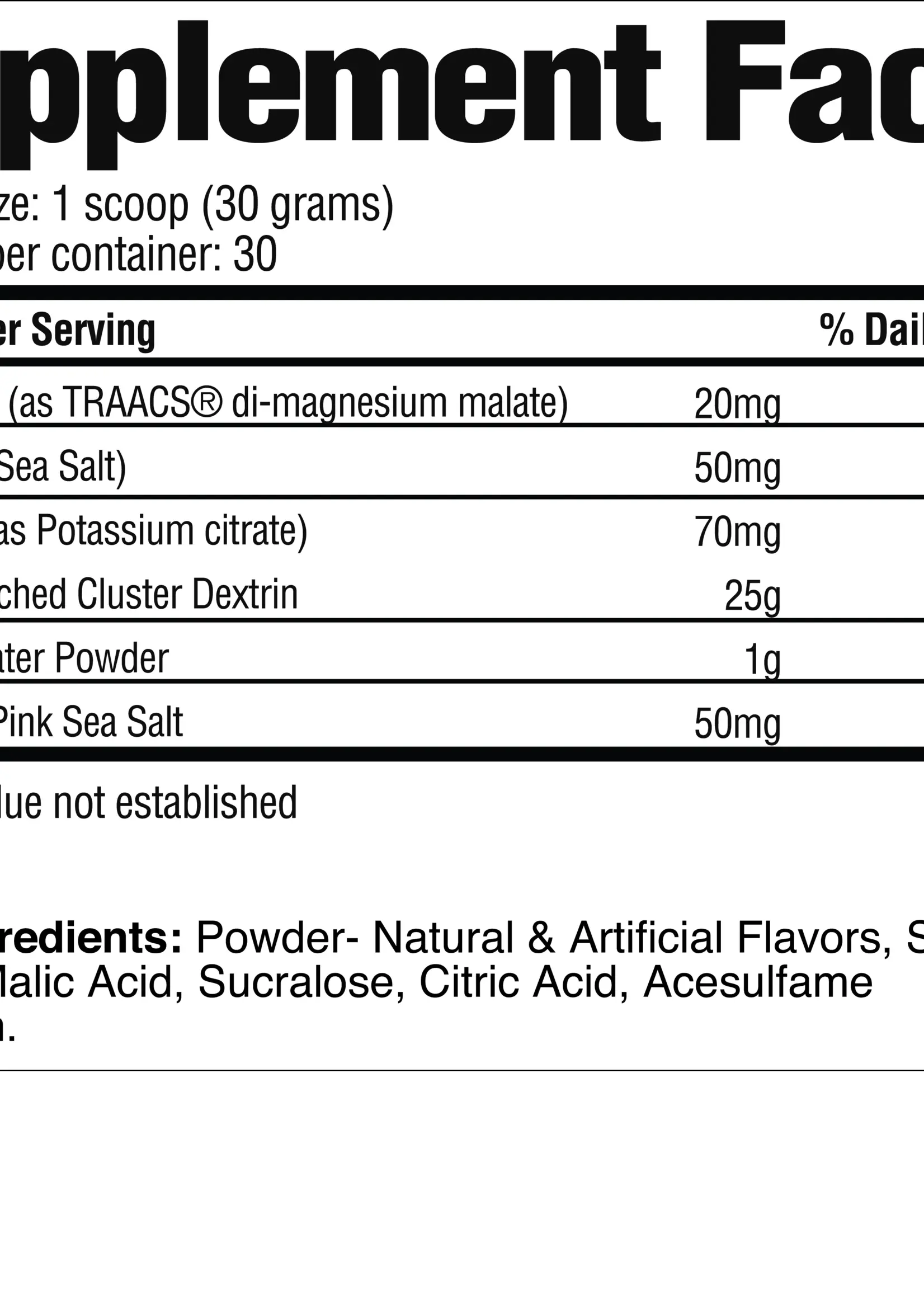 Revive/RAW RAW Intra-Workout