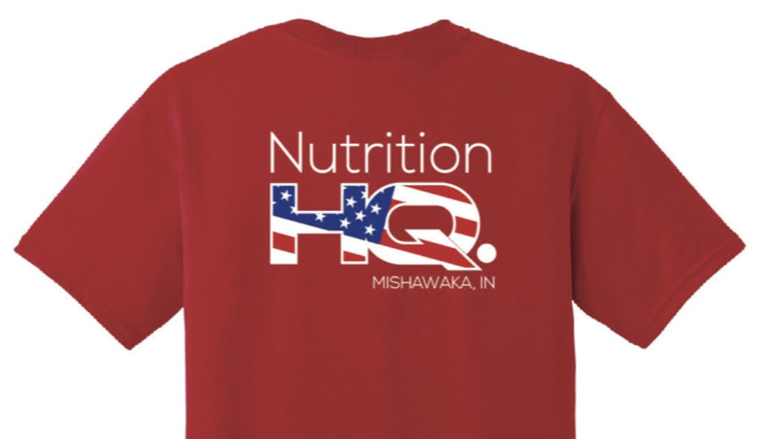 NutritionHQ. NHQ Flag Tee 2024