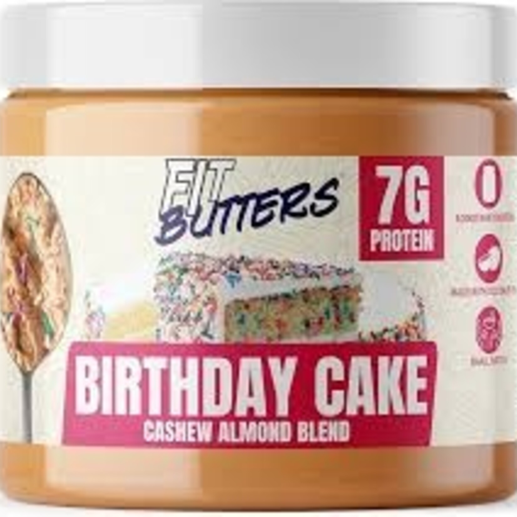 Fit Butters Birthday Cake Cashew Almond Blend
