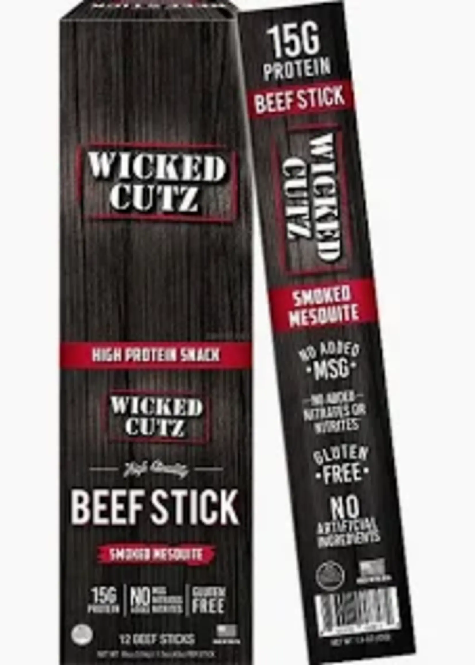 Wicked Cutz Beef Stick - Smoked Mesquite