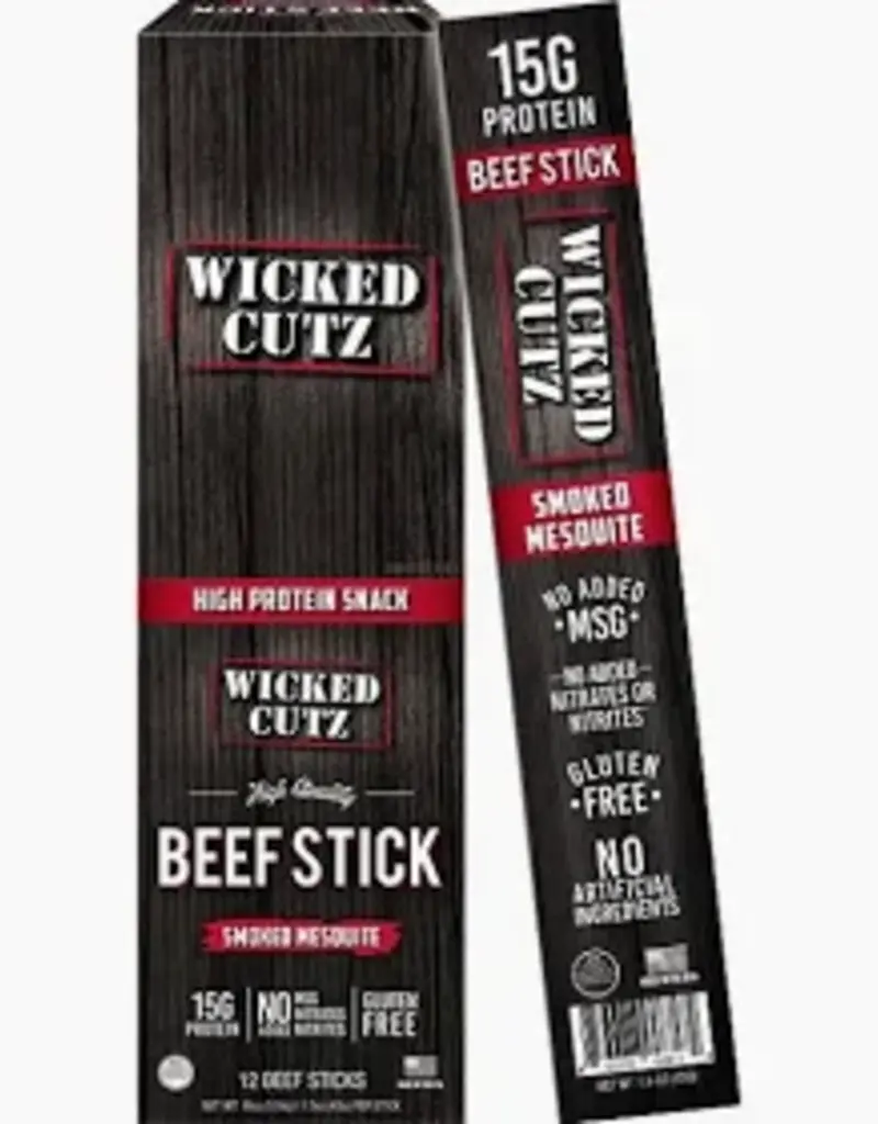 Wicked Cutz Beef Stick - Smoked Mesquite