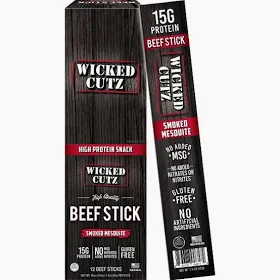 Wicked Cutz Beef Stick - Smoked Mesquite Wicked Cutz Beef Stick - Smoked Mesquite