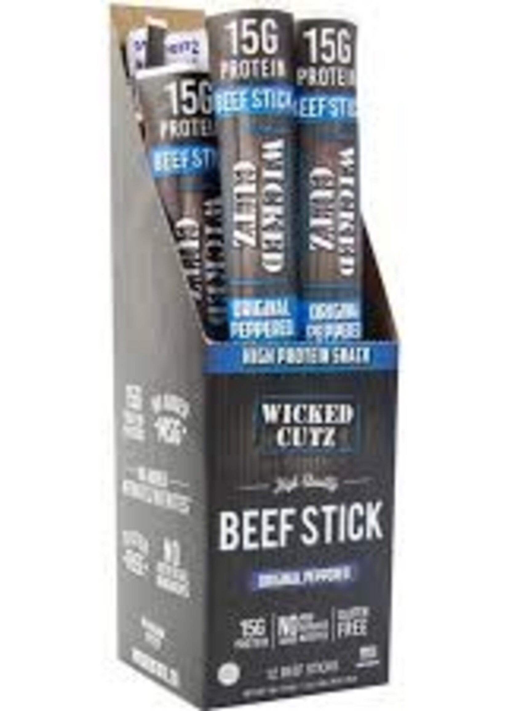 Wicked Cutz Beef Stick - Original Peppered
