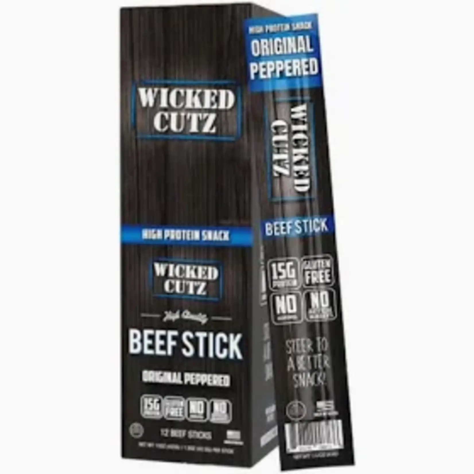 Wicked Cutz Beef Stick - Original Peppered