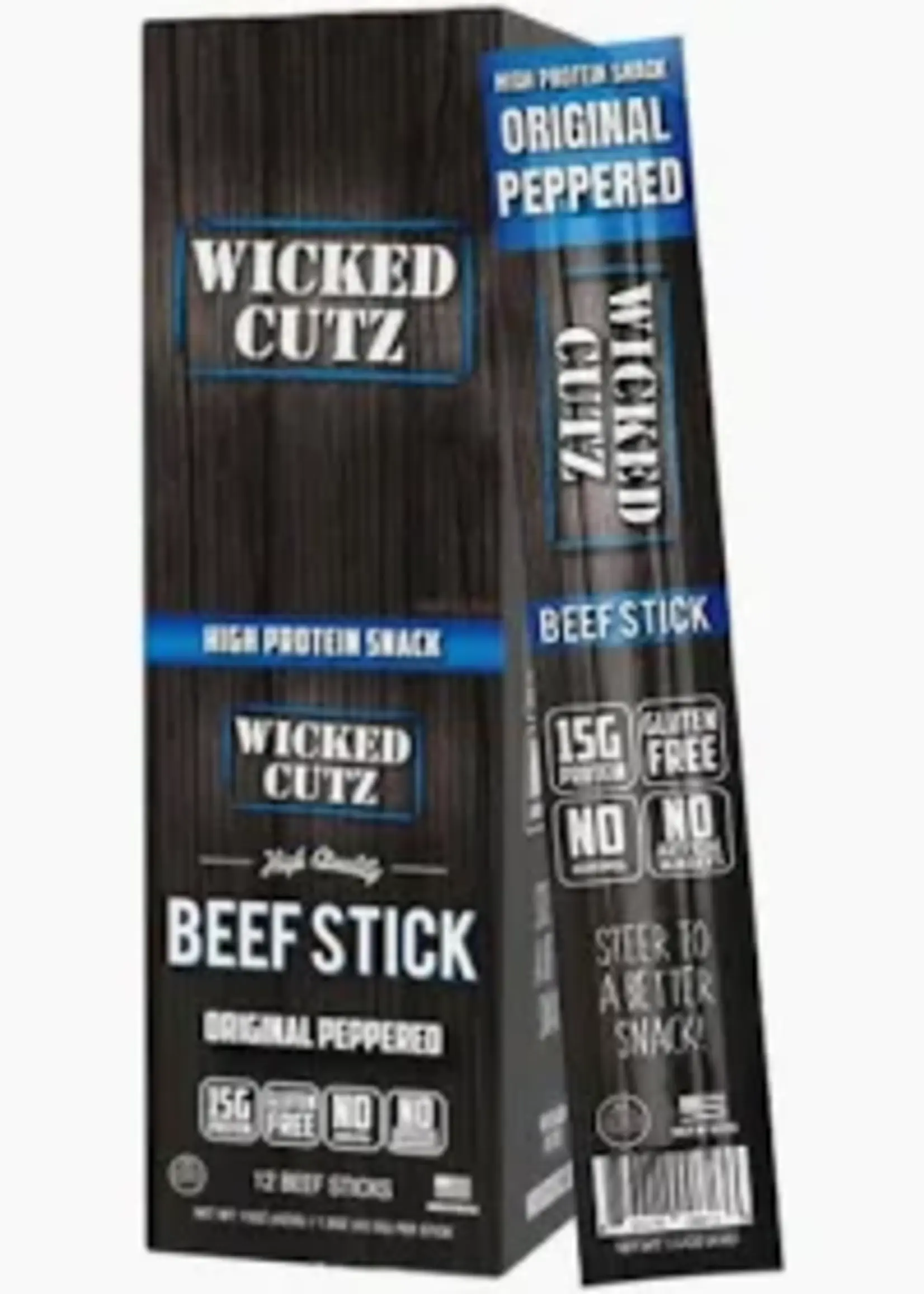 Wicked Cutz Beef Stick - Original Peppered