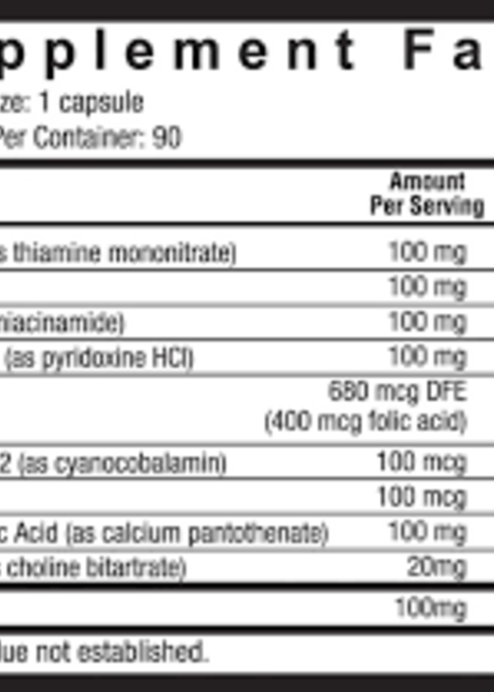 Core Nutritionals Core Nutritionals B-Complex