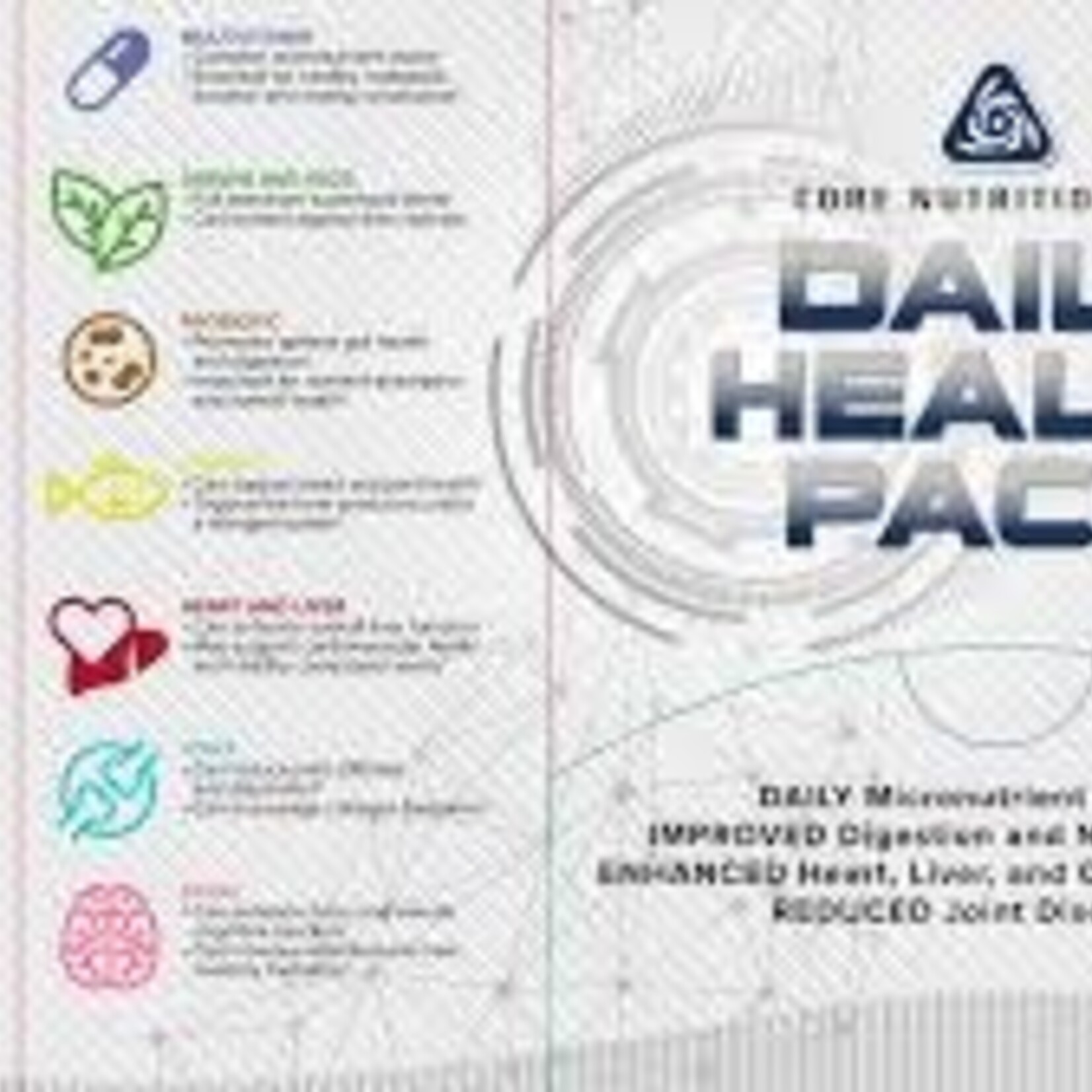 Core Nutritionals Core Nutritionals Core Daily Health Pack (30 packs)