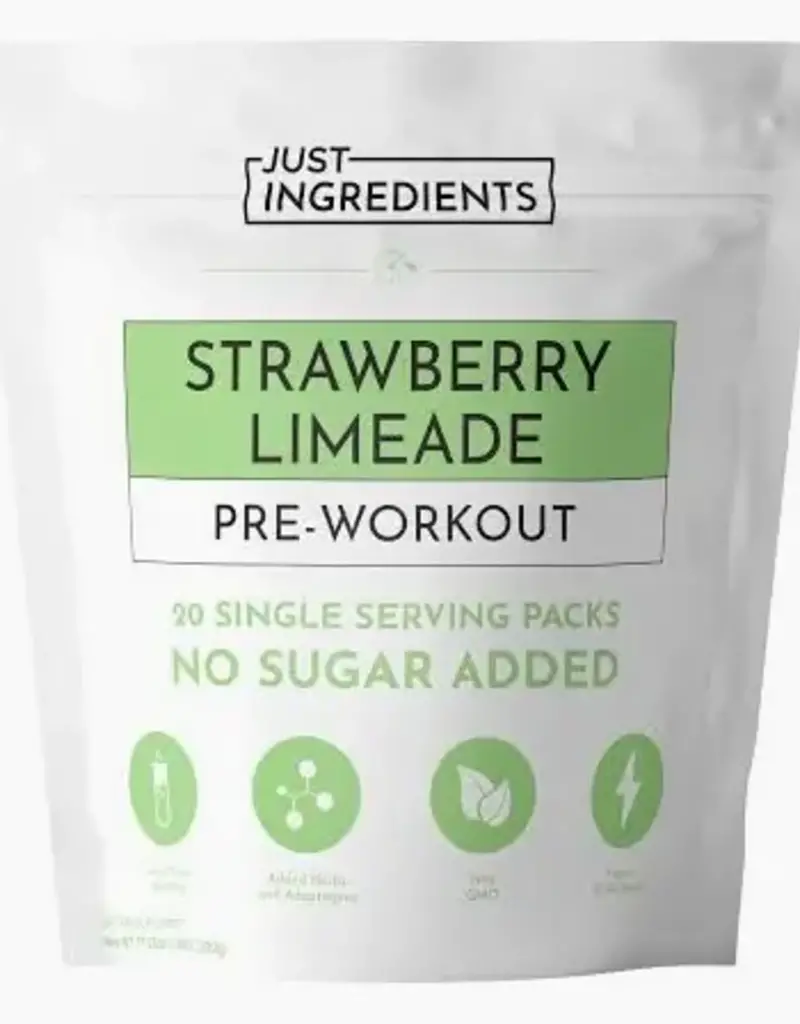 Just Ingredients Just Ingredients Electrolytes Strawberry Limeade 20 Single Serving
