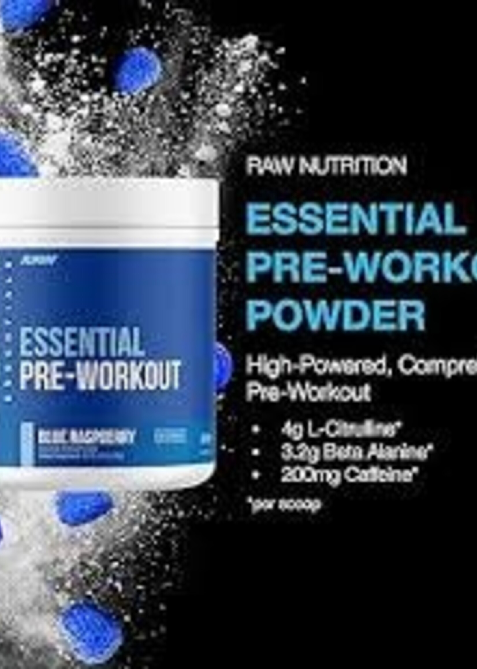 CBUM Essential Charged Pre-workout Blue Raspberry