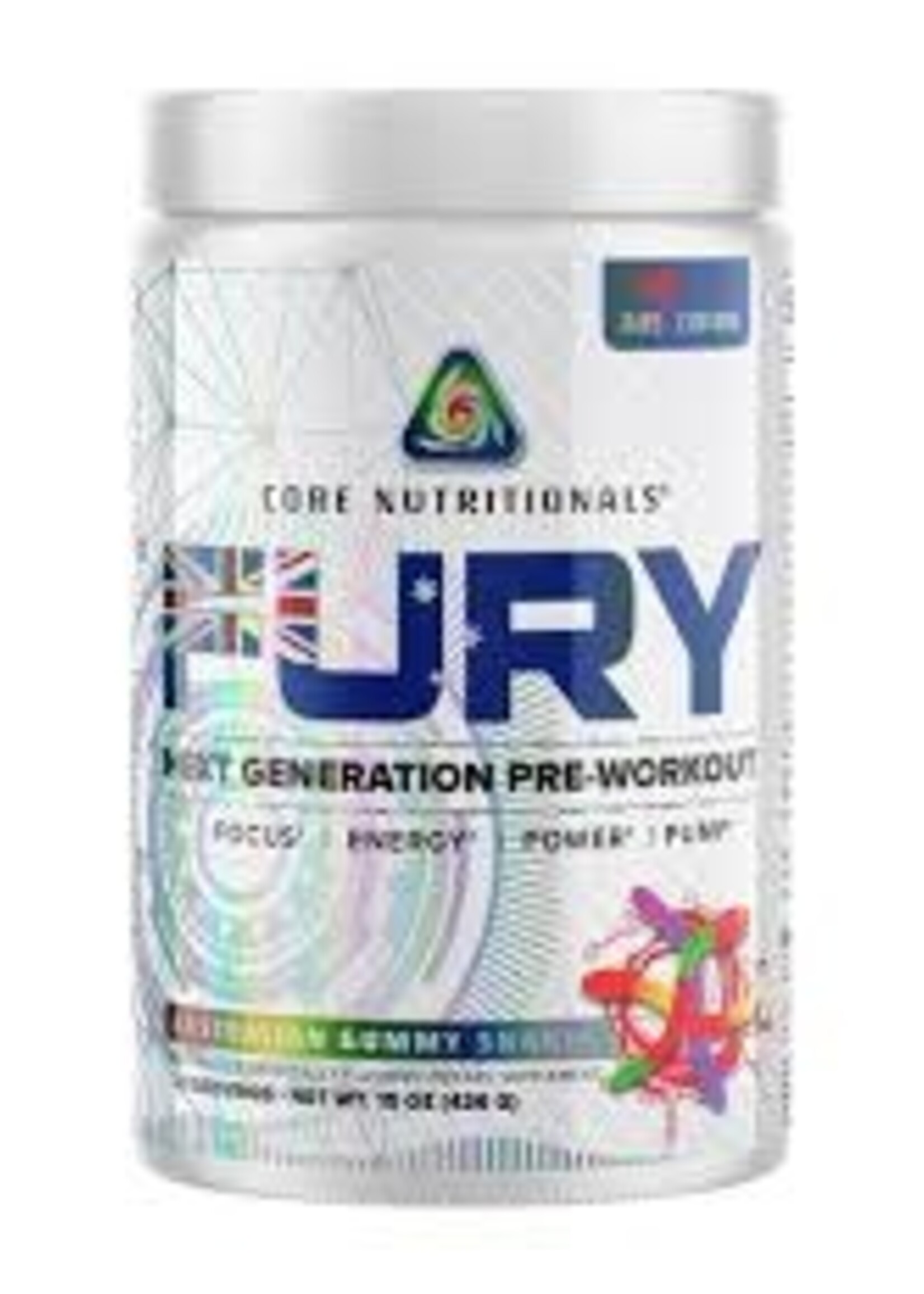 Core Nutritionals Core Nutritionals Fury X AUSTRALIA - Australian Gummy Snakes