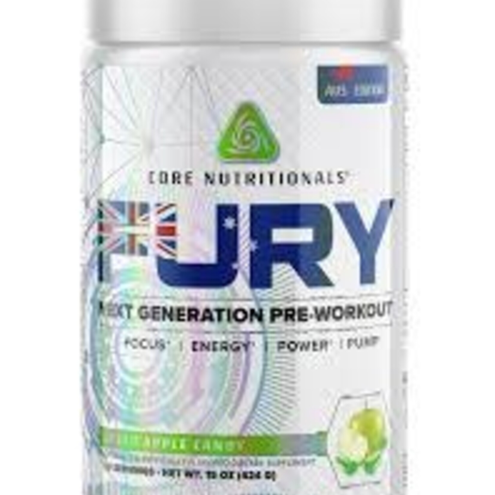 Core Nutritionals Core Nutritionals Fury X AUSTRALIA - Green Apple Candy