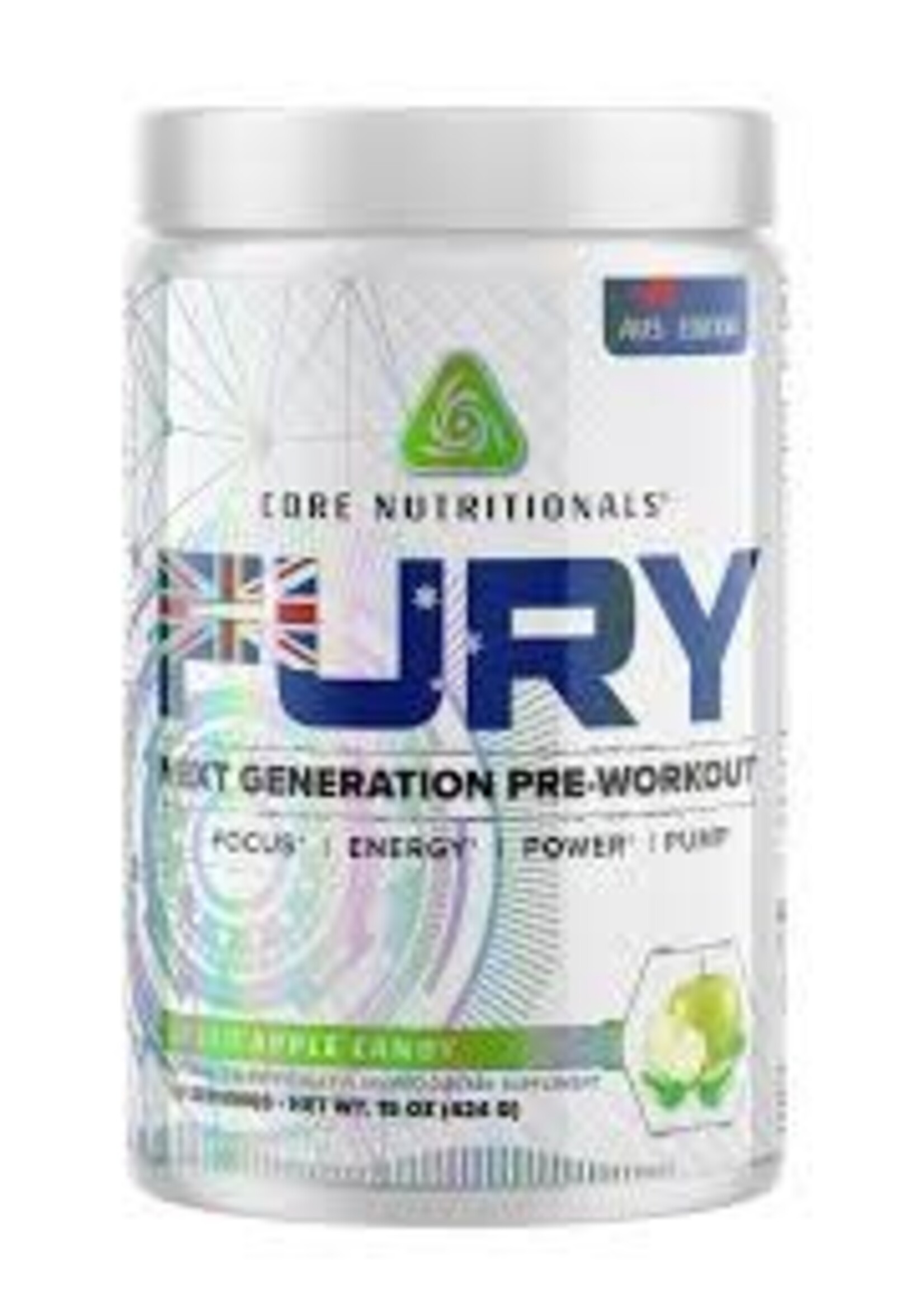 Core Nutritionals Core Nutritionals Fury X AUSTRALIA - Green Apple Candy