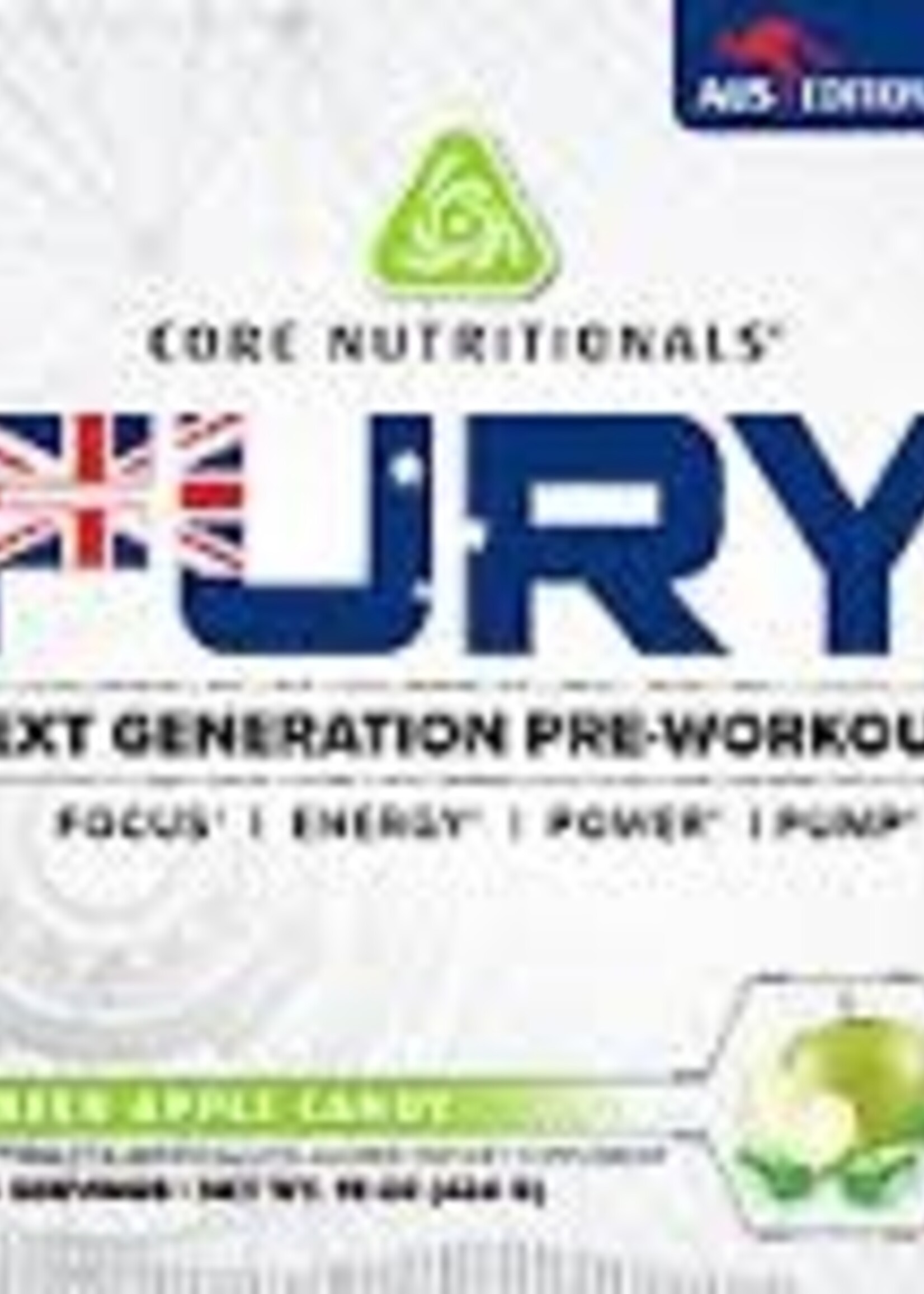 Core Nutritionals Core Nutritionals Fury X AUSTRALIA - Green Apple Candy