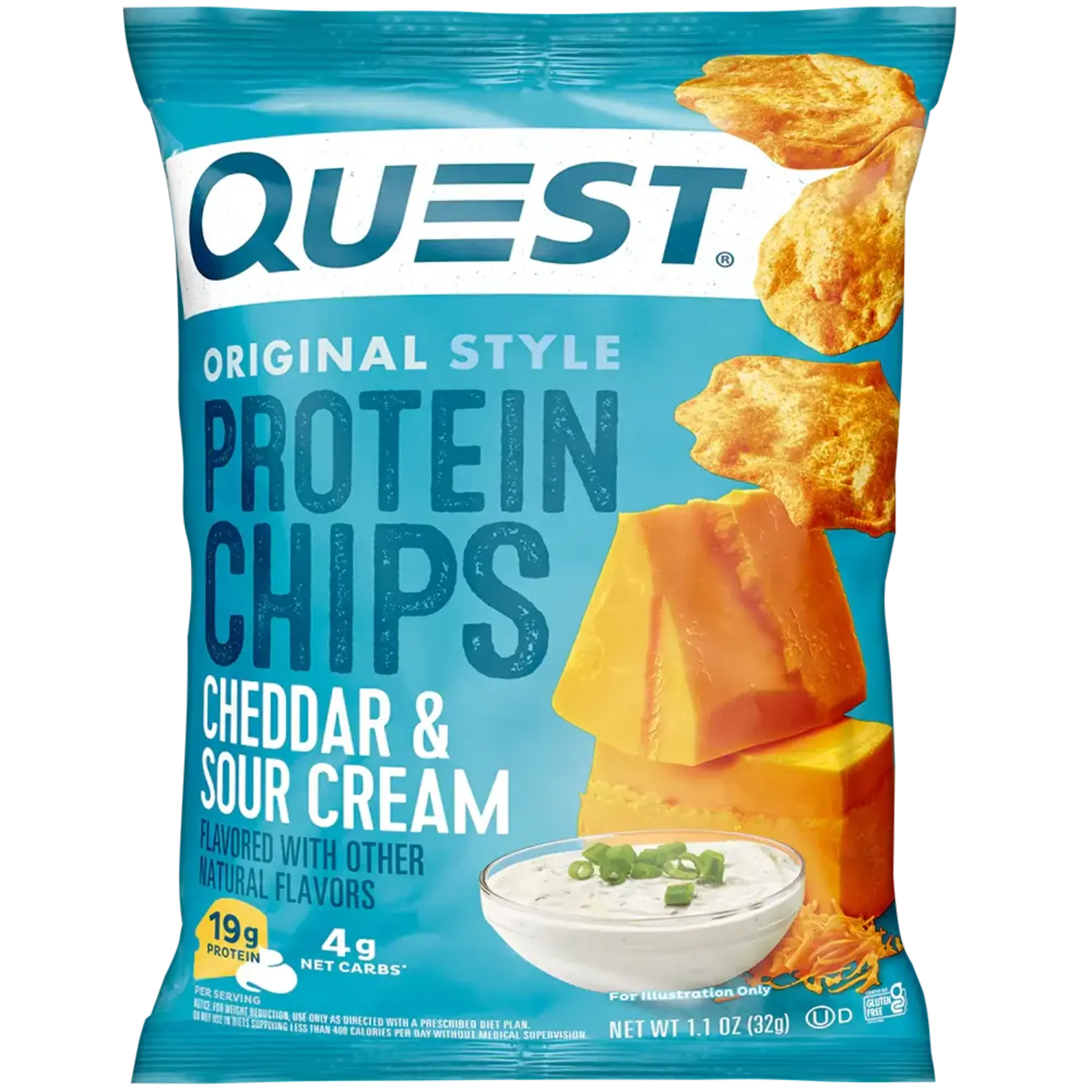 Quest Nutrition Quest Nutrition Cheddar & Sour Cream Original Style Protein Chips