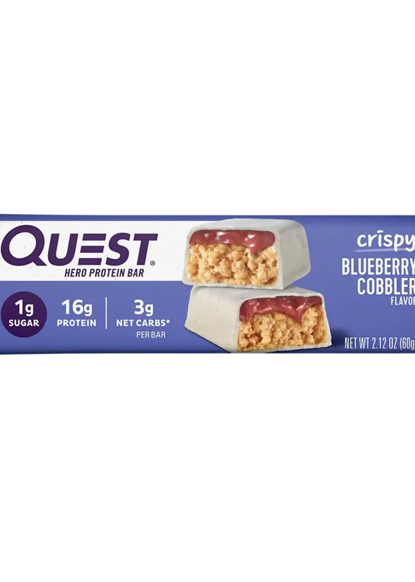 Quest Nutrition Quest Nutrition Blueberry Cobbler Crispy Hero Protein Bar